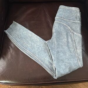 Lululemon mid rise leggings.